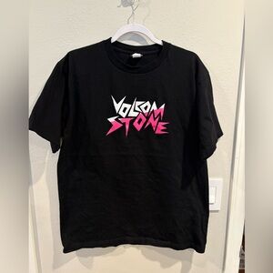 Vintage Y2K Volcom Stone Skateboard T-shirt Men’s Size Large Black EUC